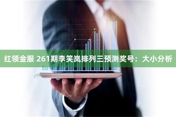 红领金服 261期李笑岚排列三预测奖号:大小分析